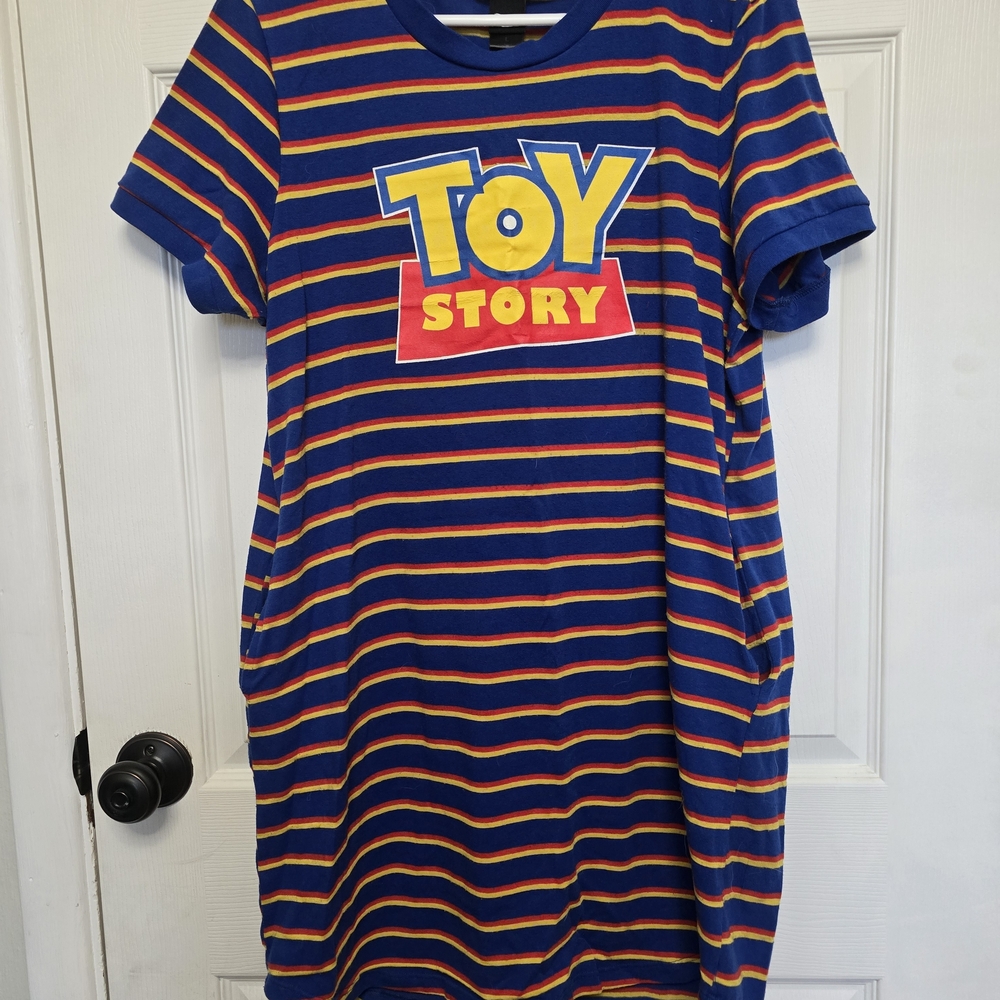 Toy Story Striped T-Shirt Dress